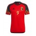 Belgien Romelu Lukaku #9 Replika Hemma matchkläder VM 2022 Korta ärmar